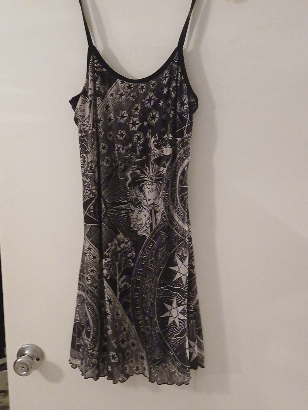 Dolls Kill Horoscopez Goth Celestial Mystical Dress Supernatural Medium/Large - Picture 2 of 16